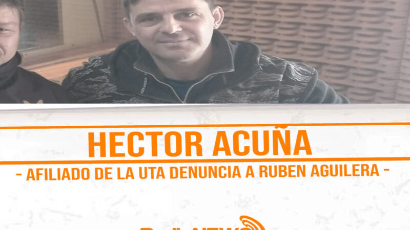 Enriquecimiento ilícito. Denuncian al secretario adjunto de la UTA Rubén Aguilera.