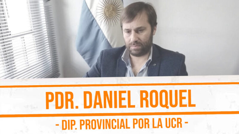 Diputado provincial por la U.C.R Daniel Roquel.