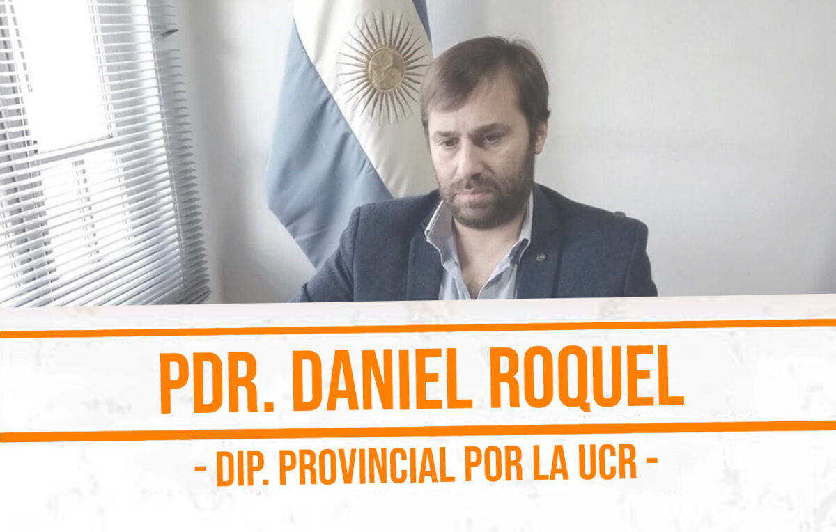 Diputado provincial por la U.C.R Daniel Roquel.