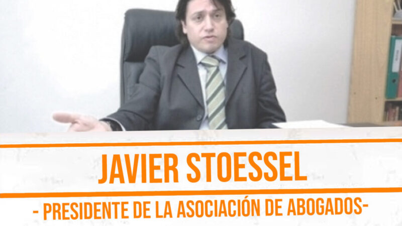 Javier Stoessel desde la Asociación de Abogados