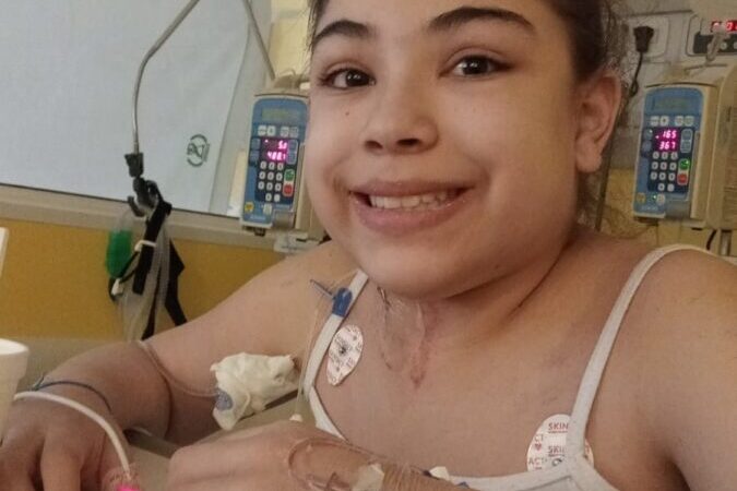 Llamado de solidaridad para Angelina, niña de 12 años con tratamiento oncológico