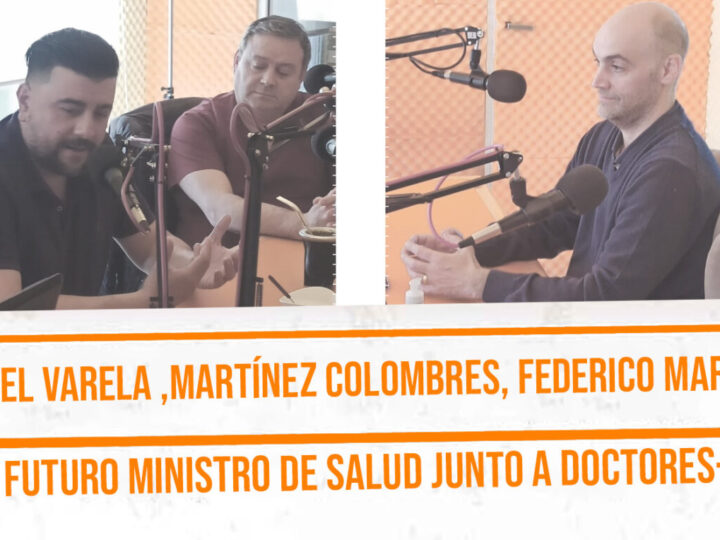 Futuro ministro de Salud de la provincia de Santa Cruz en el piso de Radio News